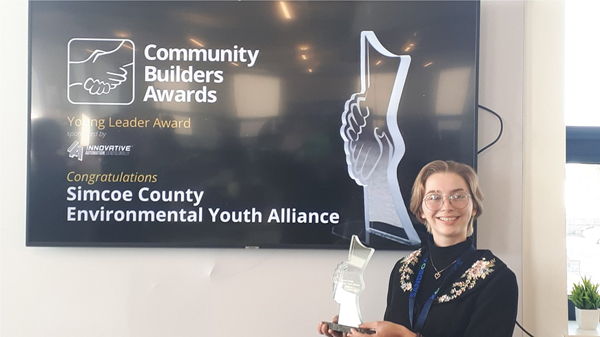 Cara Lintack wins Community Builders Award