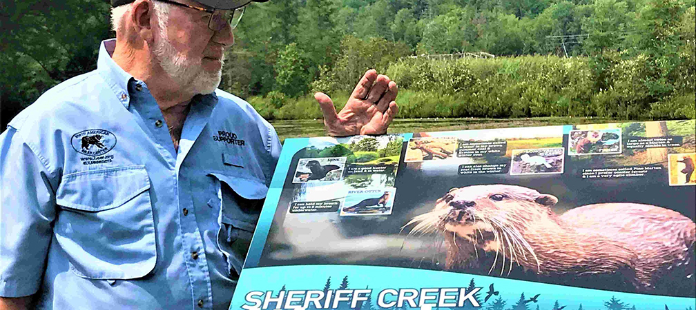 Sheriff Creek signage